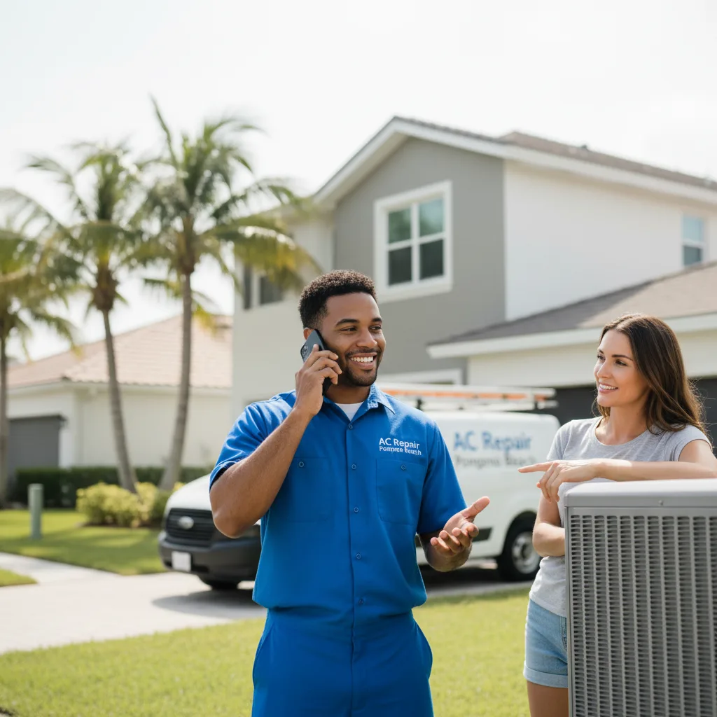 AC Repair Pompano Beach customer support in Estero